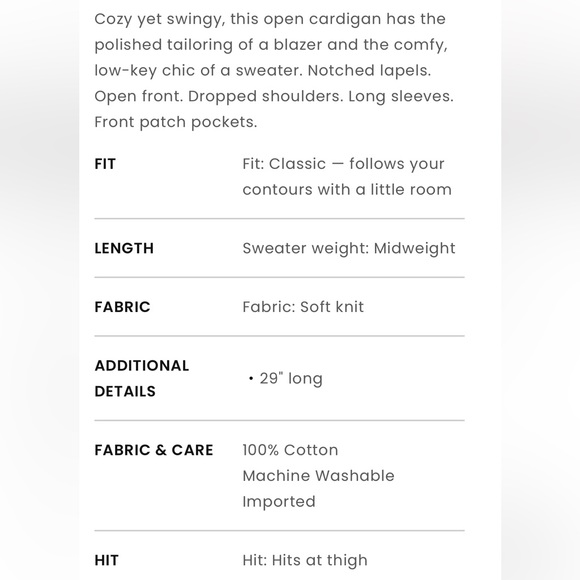 Windowpane Relaxed Sweater Blazer! - Picture 6 of 6